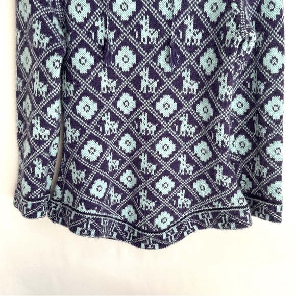 Peruvian Knit Alpaca Hooded Pullover Sweater - Picture 4 of 10